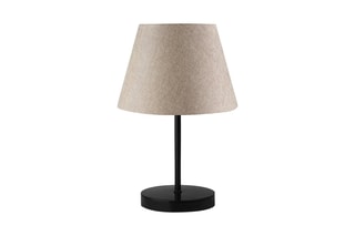 Candeeiro de mesa Ayd - Bege e preto - 60 W
