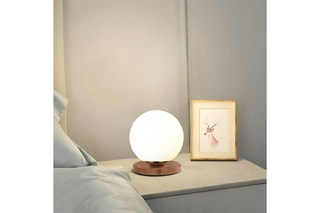 Candeeiro de mesa em madeira - Natural - 40 W