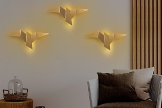 Ledwandlamp Pacali - Goudkleurig - 1 W