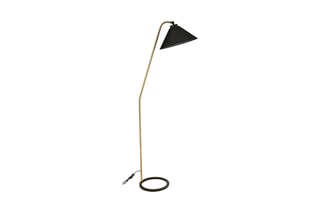 Candeeiro Delta - Preto e dourado - 40 W