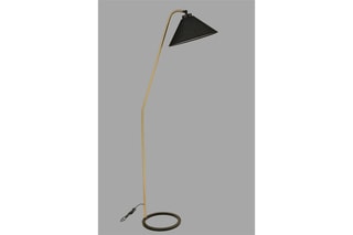 Candeeiro Delta - Preto e dourado - 40 W
