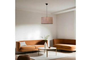 Candeeiro suspenso em bambu - Natural - 40 W