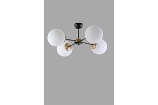 Candeeiro de teto Yeni Sahra - Bronze - 4 x 60 W