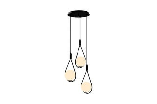 Hanglamp Mudoni - Zwart - 3 x 100 W