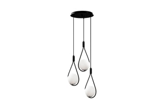 Hanglamp Mudoni - Zwart - 3 x 100 W