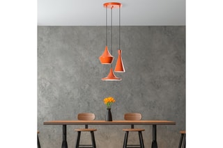 3 Hanglampen Tom - Oranje - 40 W