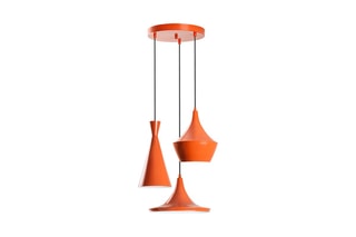 3 Hanglampen Tom - Oranje - 40 W