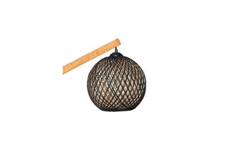 Grenenhouten Staanlamp Beehive JES - Naturel - 15 W