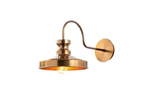 Aplique de parede - Dourado - 100 W