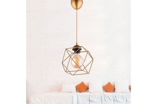 Hanglamp Asy - Goudkleurig - 60 W