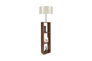 Tafellamp Ayd - Crèmekleurig en Bruin - 60 W