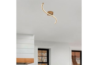 Plafondlamp Yilan - Goudkleurig