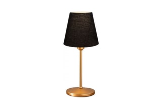 Candeeiro de mesa Ayd - Preto e dourado