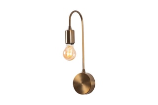 Aplique de parede Baston Dourado