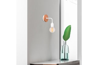 Houten Wandlamp Dartini Wit en Naturel