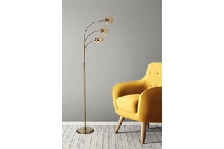 Candeeiro de pé Badi 3 - Dourado