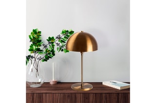 Candeeiro de mesa Varzan Dourado