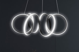 Candeeiro suspenso LED Earendel Preto