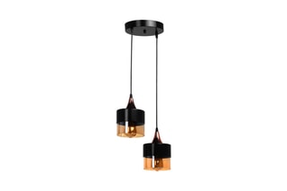 Hanglamp Sahra - Zwart - 2 x 60 W