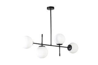 Hanglamp Favori -  Zwart en Wit - 4 x 60 W