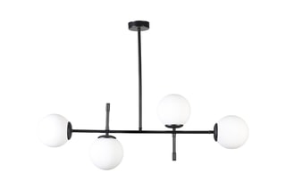 Hanglamp Favori -  Zwart en Wit - 4 x 60 W