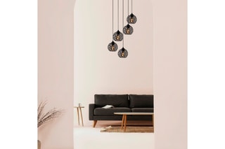 Hanglamp Fellini - Zwart - 5 x 40 W