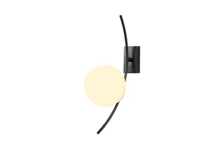 Aplique de parede Hilal - Preto - 40 W