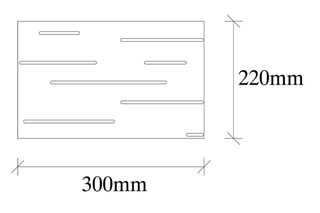 Aplique de parede - Bronze - 100 W