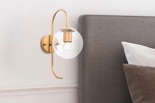 Aplique de parede Jewel Dourado