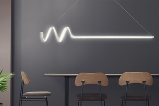 Candeeiro suspenso LED - Branco