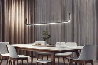Candeeiro suspenso LED Tadpole Preto