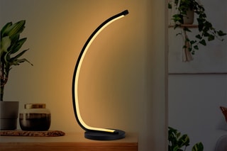 Candeeiro de mesa LED Bevel - Preto