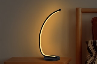 Candeeiro de mesa LED Bevel - Preto