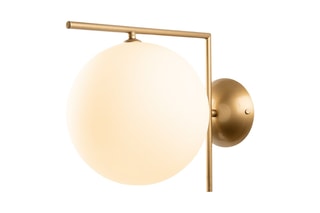 Aplique de parede - Dourado e branco - 10 W