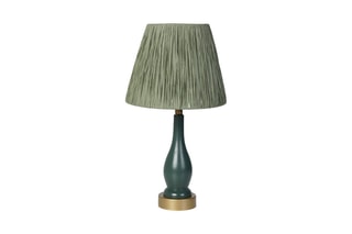 Candeeiro de mesa YL208 - Verde e dourado - 60 W