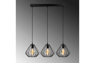Candeeiro suspenso Diamond Preto