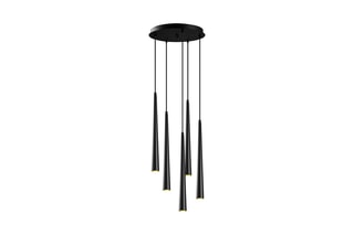 Candeeiro suspenso LED Ugur Preto