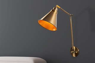 Aplique de parede Berceste - N-683 Dourado