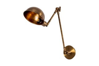 Wandlamp Sivani - Donkergoudkleurig - 100 W