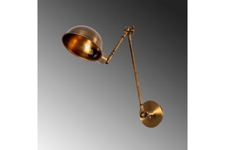 Wandlamp Sivani - Donkergoudkleurig - 100 W