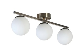 Candeeiro de teto - Cromado - 3 x 40 - 60 W