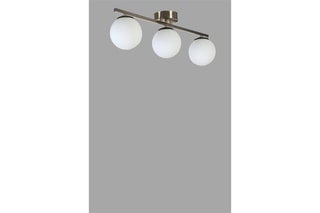 Candeeiro de teto - Cromado - 3 x 40 - 60 W