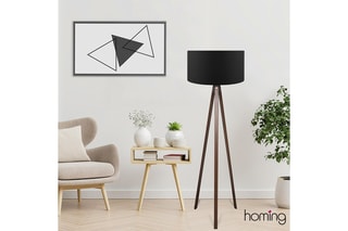Staanlamp op Driepoot Ayd - Zwart - 60 W - 140 cm