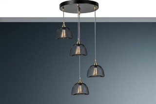 Candeeiro suspenso Nasa - Preto - 4 x 60 W