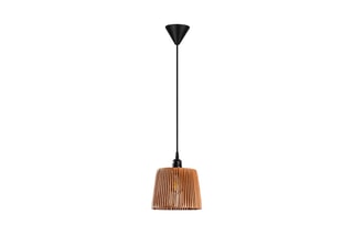 Candeeiro suspenso em bambu Akin - Natural - 45-60 W