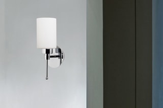 Aplique de parede Balcova - Branco e prateado - 100 W