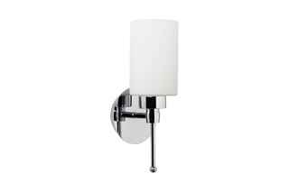 Aplique de parede Balcova - Branco e prateado - 100 W