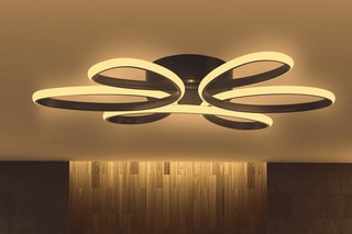 Candeeiro suspenso LED Berenices - Preto - 60-80 W