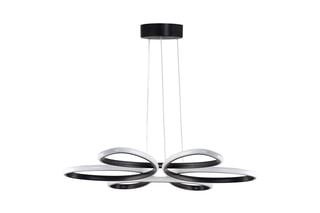 Candeeiro suspenso LED Berenices - Preto - 60-80 W