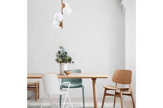 Hanglamp Faze - Goudkleurig en Wit - 4 x 40 W